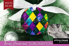 Mardi Gras Ornament PNG - Carnival PNG Sublimation Product Image 1