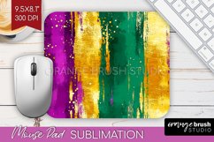 Mardi Gras Mouse Pad Sublimation - Carnival Mousepad PNG Product Image 1