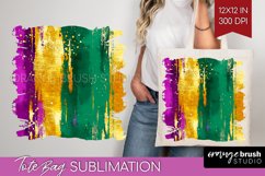 Mardi Gras Tote Bag - Carnival Tote Bag PNG Sublimation Product Image 1