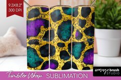 Mardi Gras Tumbler Wrap - Carnival Tumbler PNG Sublimation Product Image 1