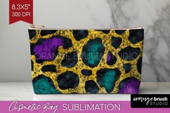 Mardi Gras Cosmetic Bag - Carnival Makeup Bag PNG Product Image 1