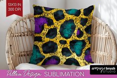 Mardi Gras Pillow Sublimation - Carnival Pillow Cover PNG Product Image 1