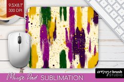 Mardi Gras Mouse Pad Sublimation - Carnival Mousepad PNG Product Image 1