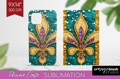 Mardi Gras Phone Case PNG - Carnival Case PNG Sublimation Product Image 1