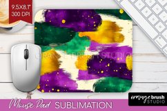 Mardi Gras Mouse Pad Sublimation - Carnival Mousepad PNG Product Image 1