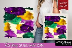 Mardi Gras Tote Bag - Carnival Tote Bag PNG Sublimation Product Image 1