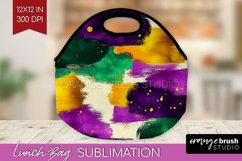 Mardi Gras Lunch Bag - Carnival Lunch Bug PNG Sublimation Product Image 1