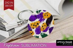 Mardi Gras Keychain PNG - Carnival Keychain Sublimation Product Image 1