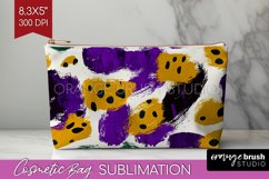 Mardi Gras Cosmetic Bag - Carnival Makeup Bag PNG Product Image 1