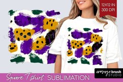 Mardi Gras Square Tshirt Background - Carnival PNG Product Image 1