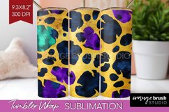 Mardi Gras Tumbler Wrap - Carnival Tumbler PNG Sublimation Product Image 1