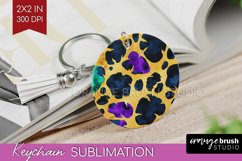 Mardi Gras Keychain PNG - Carnival Keychain Sublimation Product Image 1