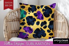 Mardi Gras Pillow Sublimation - Carnival Pillow Cover PNG Product Image 1