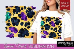 Mardi Gras Square Tshirt Background - Carnival PNG Product Image 1