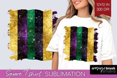 Mardi Gras Square Tshirt Background - Carnival PNG Product Image 1