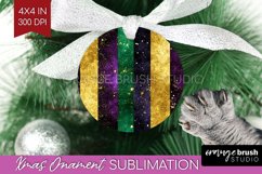 Mardi Gras Ornament PNG - Carnival PNG Sublimation Product Image 1