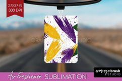 Mardi Gras Air Freshener PNG - Carnival PNG Sublimation Product Image 1