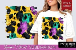 Mardi Gras Square Tshirt Background - Carnival PNG Product Image 1