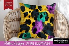 Mardi Gras Pillow Sublimation - Carnival Pillow Cover PNG Product Image 1