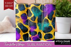 Mardi Gras Tumbler Wrap - Carnival Tumbler PNG Sublimation Product Image 1