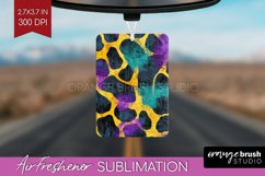 Mardi Gras Air Freshener PNG - Carnival PNG Sublimation Product Image 1