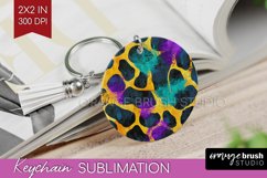 Mardi Gras Keychain PNG - Carnival Keychain Sublimation Product Image 1