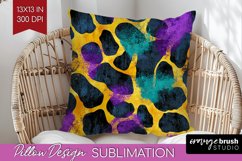 Mardi Gras Pillow Sublimation - Carnival Pillow Cover PNG Product Image 1