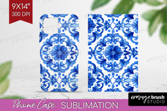 Mediterranean Phone Case PNG - Italian Tile Case PNG Product Image 1
