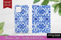 Mediterranean Phone Case PNG - Italian Tile Case PNG Product Image 1