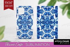 Mediterranean Phone Case PNG - Italian Tile Case PNG Product Image 1