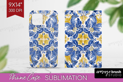 Mediterranean Phone Case PNG - Italian Tile Case PNG Product Image 1