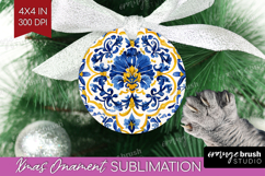 Mediterranean Ornament PNG - Italian Tile PNG Sublimation Product Image 1