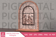 Dad Inspiration Quote SVG | Father&#039;s Day Laser File Product Image 2
