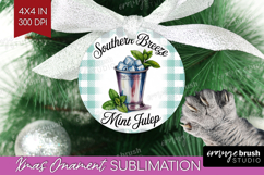 Mint Julep Cocktail Ornament PNG Summer Drink PNG Product Image 1