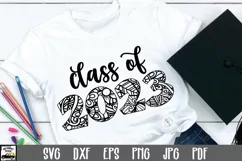 Class of 2023 SVG File - Class of 2023 Mandala SVG Product Image 1