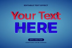 Modern Blue New Normal editable text effect vector template Product Image 2