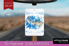 Moray Floral Air Freshener PNG Blue Flowers PNG Sublimation Product Image 1