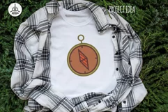 1-Mountain-Camping-Flat-Icons-preview-on-white-t-shirt-mockup