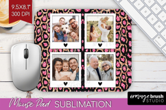 Animal Print Photo Mouse Pad PNG - Wild Animal Picture Frame Product Image 1