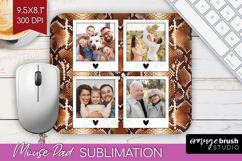 Animal Print Photo Mouse Pad PNG - Wild Animal Picture Frame Product Image 1
