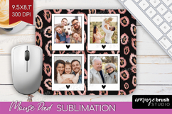 Animal Print Photo Mouse Pad PNG - Wild Animal Picture Frame Product Image 1