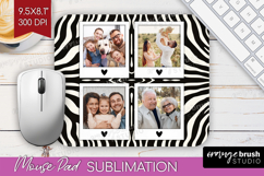 Animal Print Photo Mouse Pad PNG - Wild Animal Picture Frame Product Image 1