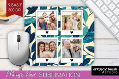 Eucalyptus Photo Mouse Pad PNG - Botanical Picture Frame Pad Product Image 1