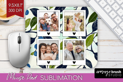Eucalyptus Photo Mouse Pad PNG - Botanical Picture Frame Pad Product Image 1