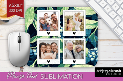 Eucalyptus Photo Mouse Pad PNG - Botanical Picture Frame Pad Product Image 1