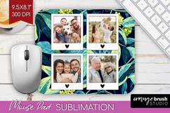 Eucalyptus Photo Mouse Pad PNG - Botanical Picture Frame Pad Product Image 1