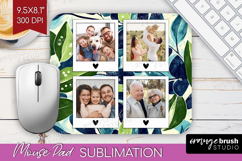Eucalyptus Photo Mouse Pad PNG - Botanical Picture Frame Pad Product Image 1