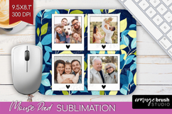 Eucalyptus Photo Mouse Pad PNG - Botanical Picture Frame Pad Product Image 1