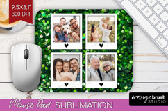 Glitter Photo Mouse Pad PNG - Sparkle Picture Frame Mouse Product Image 1