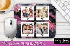 Photo Mouse Pad Sublimation, Marble Mouse Pad Picture Frame Product Image 1